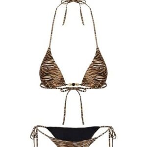 Wild Safari Halter Bikini